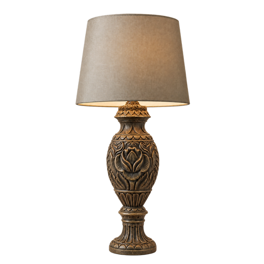 Naqsh Carved Table Lamp